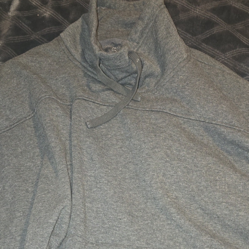 Soft Surroundings Gray Cowl Neck Sweater